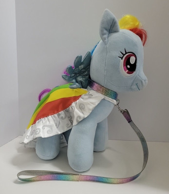 Build-A-Bear My Little Pony Rainbow Dash Blue Plush Stuffed Animal W/ Cape DS43