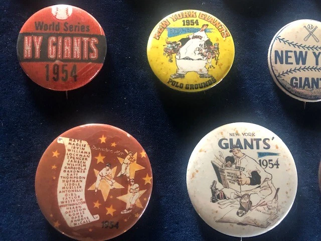 Lot - 1950's STYLE New York Baseball Giants PINs/BUTTONS (12) - MLB Repro's - Image 2 of 4