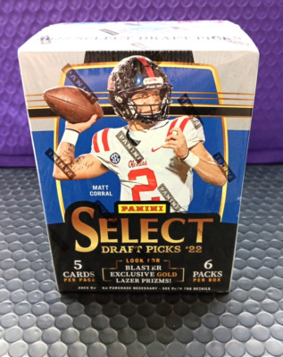 2022 Panini Select Draft Picks Football Blaster Box Sealed - FREE SHIPPING