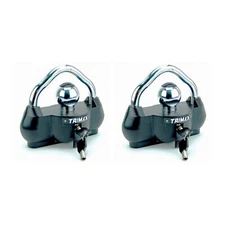 Trimax UMAX100 Premium Universal Dual Purpose Coupler Lock, Black UMAX-100-2-KA