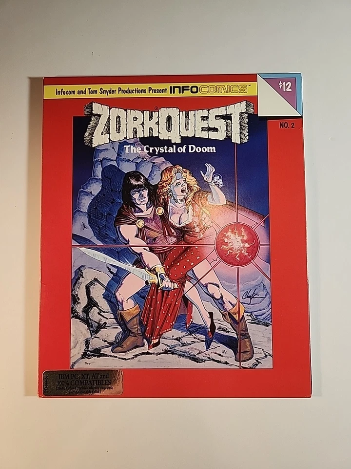 Infocomics ZorkQuest The Crystal Of Doom (IBM 5 1/4 Infocom, 1988) - Image 2 of 4