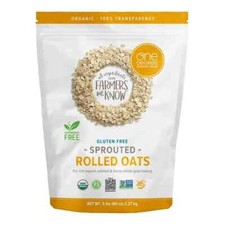 One Degree Gluten Free Sprouted Rolled Oats 5 lbs Organic Whole Grain Non-GMO