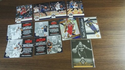 NBA Trading Cards New Orleans Pelicans Anthony Davis Inserts Panini 11 Card Lot