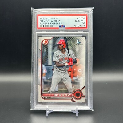 2022 Bowman Paper Prospects » Elly De La Cruz (1st) #BP50 » PSA 10
