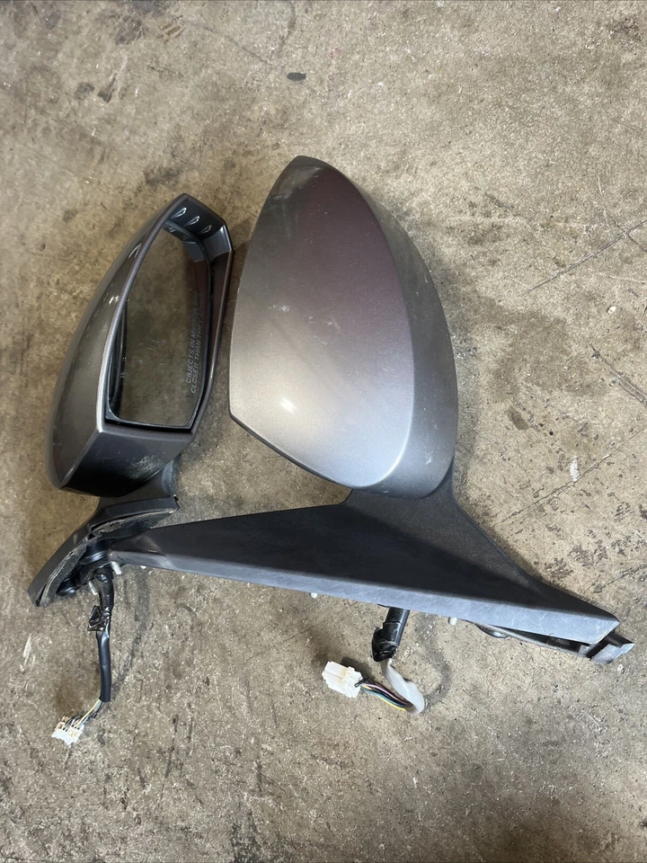 2003-2008 Nissan 350z RIGHT LEFT SIDE REAR VIEW DOOR MIRROR Gray Color - Imagem 2 de 4