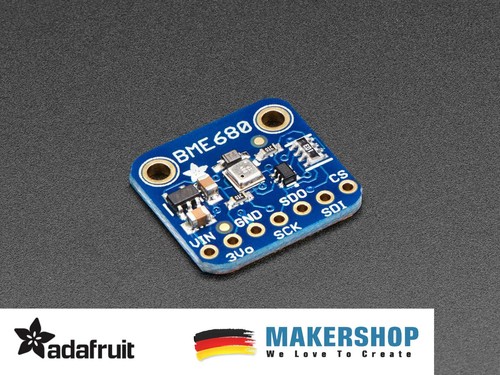 Adafruit BME680 -Temperature, Humidity, Pressure and Gas Sensor Temperatur 3660 - Bild 2 von 3