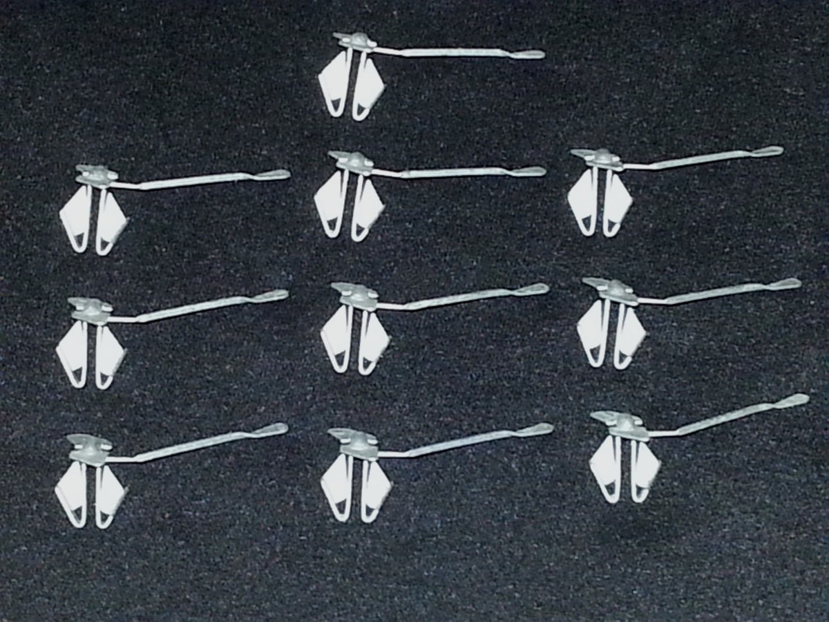 Fender Trim Clips 10pcs GM Body Trim Clips - Push-In Fender Door Belt Molding Retainers 1/2-2-1/2 Door Belt Molding Clips - Foto 9