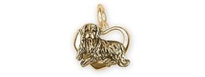 Golden Retriever Jewelry 14k Gold Handmade Golden Retriever Charm  GRT1X-CG