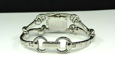 Gucci 116.5 Signoria YA116501 Mother-of-Pearl Dial Silver Tone