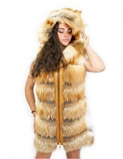 Gilet volpe colore naturale 54