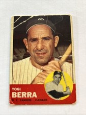 1963 Topps - Yogi Berra #340 NEW YORK YANKEES CATCHER