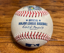 Cardinals vs Giants Game Used Baseball 9/24/2025 Gray to Andrew Knizner Hit Foul