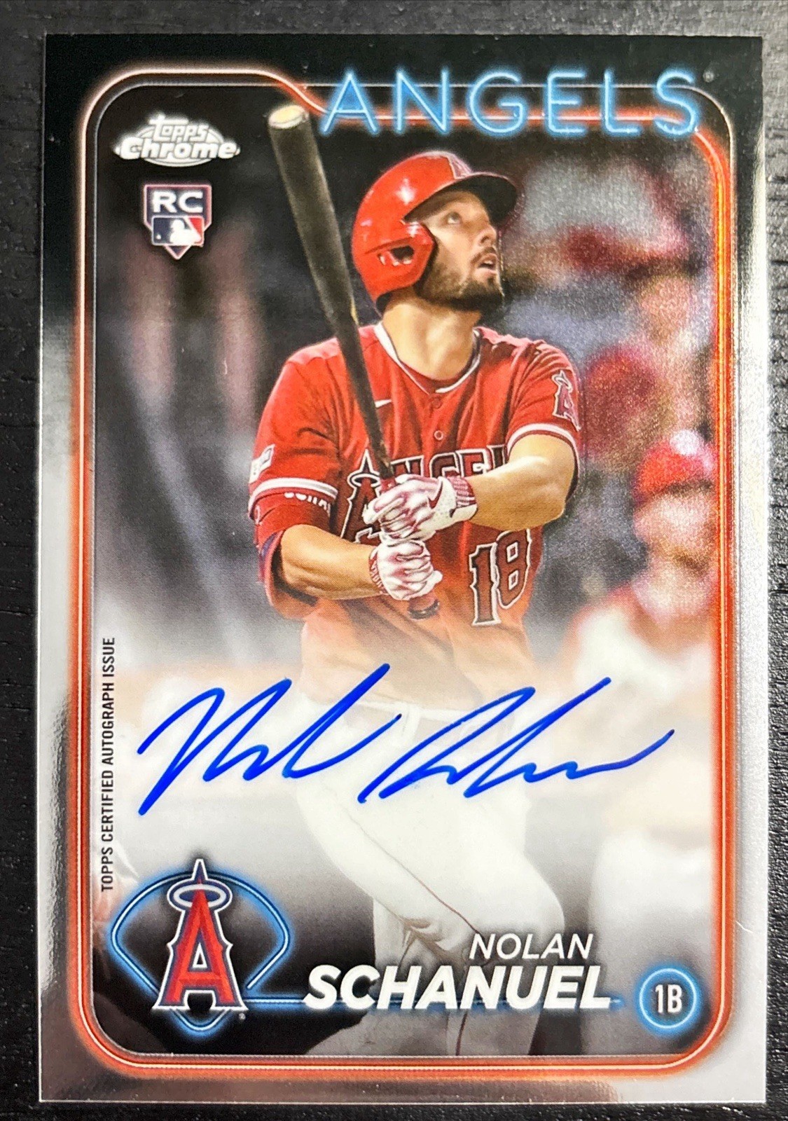 2024 Topps Chrome #RA-NS Nolan Schanuel Rookie Autographs Auto