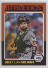 2024 Topps Heritage High Number Color Swap Variation SP Shea Langeliers 1q0o