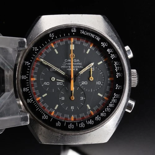 Vintage 1970s Omega Speedmaster MkII Racing Dial Steel Mens Watch 145.014 $1 N/R