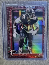 2025-26 Topps Chrome Football -Leather Refractor Insert #18 Leonard Floyd 