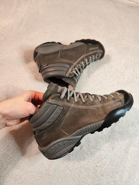 Women Scarpa Boots Beige Suede 38