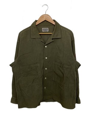 C.E (CAV EMPT) 23SS COLOUR CORD OPEN SHIRT Long Sleeve Shirt M Corduroy KHK CES2