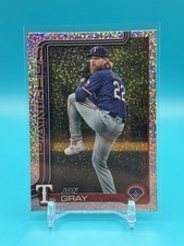 2025 Topps Series 1 Celebration Jon Gray Confetti Foil #62 Texas Rangers