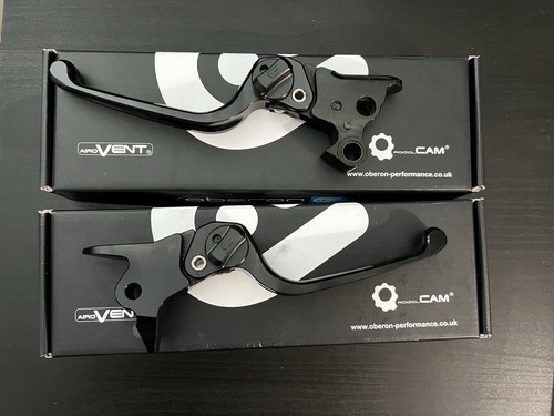 Oberon Adjustable Levers Black Harley Davidson Softail Street Bob Low Rider S ST