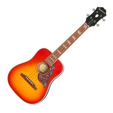 Epiphone Colibrì Studio Tenore Elettro-Ukulele, Ciliegio Sbiadito Sunburst