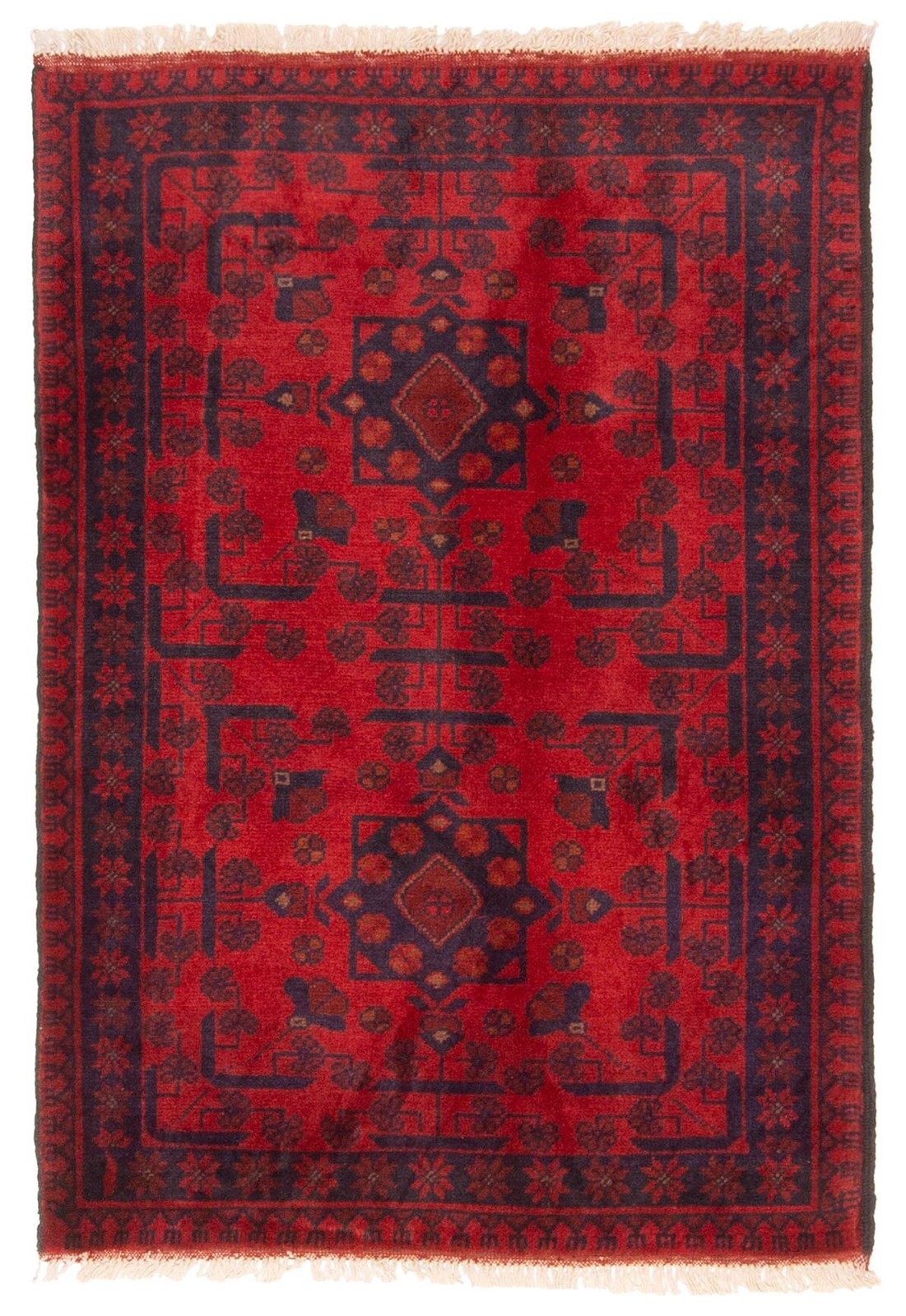 2'7" x 3'10" Hand Knotted Area Rug Traditional Oriental Wool Carpet