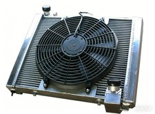 Aluminum Radiator Shroud Fan For 1961-1962 Chevy Chevrolet Corvette Mt