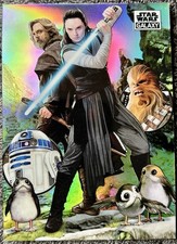 2021 Topps Chrome Star Wars Galaxy REFRACTOR SP #92 Student Becomes The Teacher