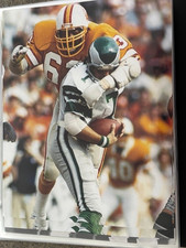 RON JAWORSKI PHILADELPHIA EAGLES LEE ROY SELMON BUCCANEERS UNSIGNED 8X10 #2