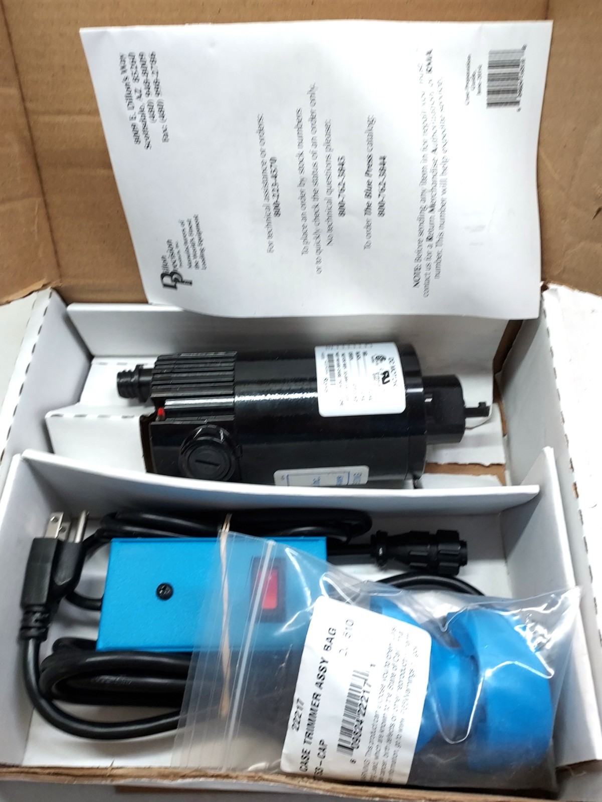 Dillon RT 1500 Electric Case Trimmer W/ Original Box