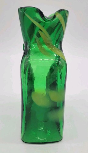 Blenko SPECIAL EDITION GAMMA RAY 384M Water Bottle, Double Spout Pitcher - Picture 2 of 9