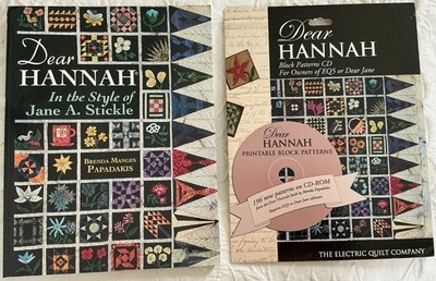 Dear Hannah : In the Style of Jane Stickle by Brenda Papadakis BOOK & CD~SIGNED