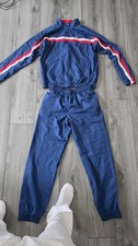 Rare Og Lacoste Royal Blue Tracksuit Size Small Mint Condition