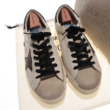 Golden Goose NWB Super-Star Lace Up Sneakers Size 46 (US 13) in Ivory Leather