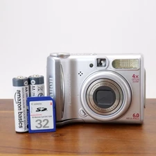 Canon PowerShot A540 Digital Camera 6MP 4x Zoom Tested READ