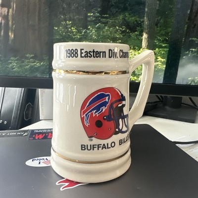 Vintage 1988 Eastern Div. Champions Buffalo Bills Mug Jim Kelly and Entire Team