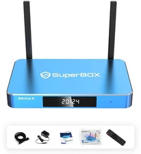 64G 2025 NEW SuperBox S6 Max 6K BlueTooth Voice Command Black Friday AI SHIPPING