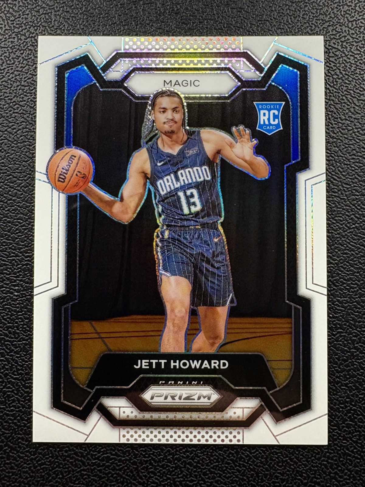JETT HOWARD 2023-24 Panini Prizm White Prizm /175 Rookie #132 RC