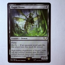 Magic The Gathering Mtg Plague Drone Rare Warhammer 40K Ruinous Powers