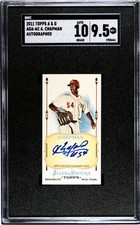 2011 Allen Ginter AROLDIS CHAPMAN MINI SGC 9.5 MINT+ SGC 10 AUTO Cincinnati Reds