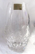 Mikasa Etched Lead Crystal 5-1/2" Silent Night Bud Vase