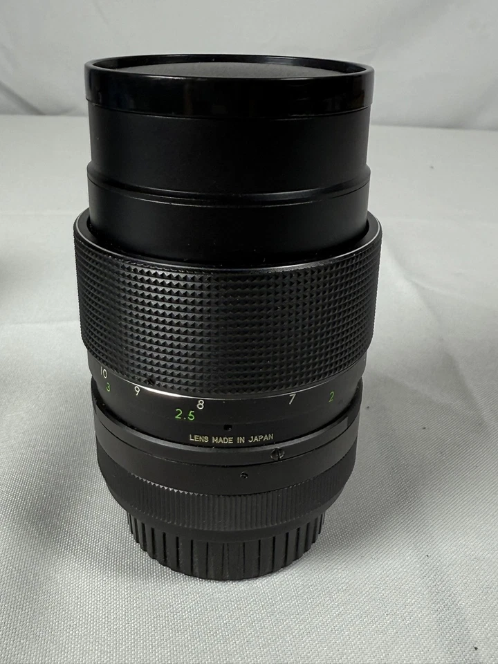 Vintage Auto Kalt 135mm f/2.8 Prime Lens Japan Manual Focus Film SLR w/ Case - Image 2 of 4