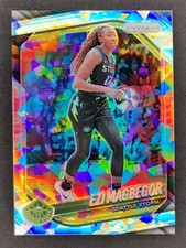2025 Panini WNBA Prizm EZI MAGBEGOR Silver Ice Prizm #36 Seattle Storm (A)