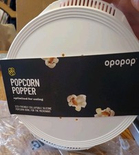 OPOPOP Popcorn Popper Silicone Collapsible Microwave Bowl BPA FREE New