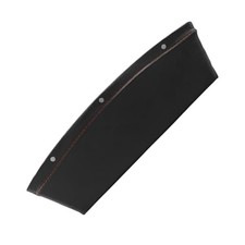 Car Seat Gap Filler Organizer, L-Capacity Leather Automotive Interior Black