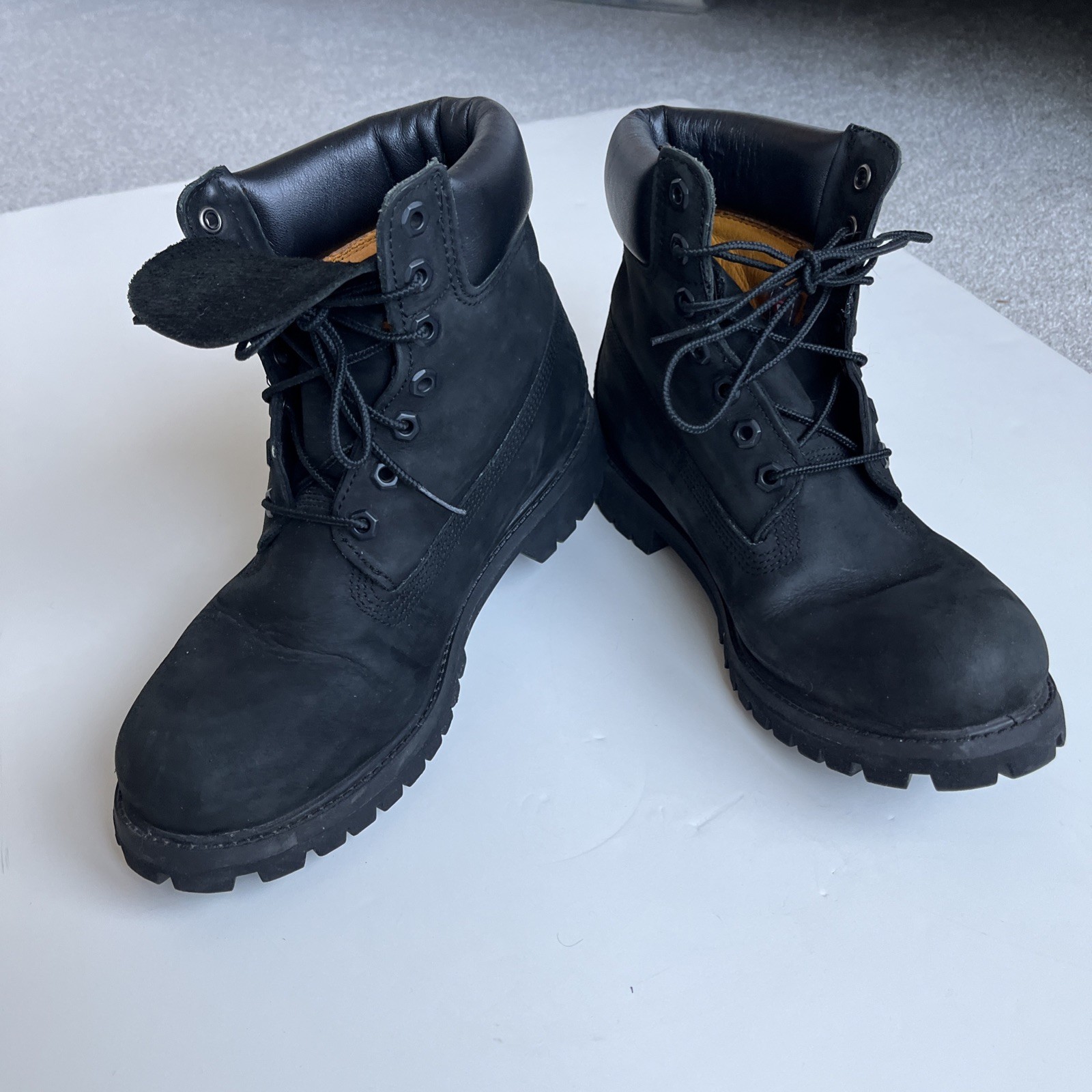 Men's Timberland 10073 Waterproof Black Boots Size 8