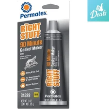 Fast-Curing 90 Min Grey Gasket Maker for Metal - 3 Oz of Performance