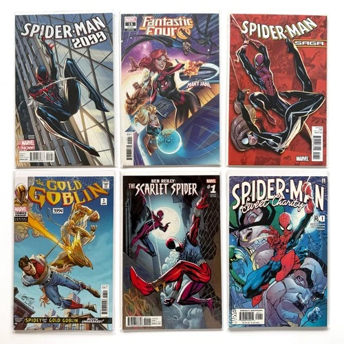 Spider-Man Saga 2099 Gold Goblin Scarlet Spider Sweet Charity J Scott Campbell