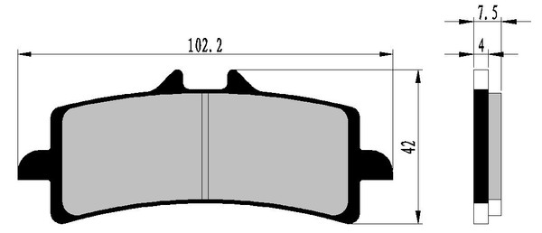 BremsbelÄGe Vorne Ducati R Corse (1200CC) 1198 2015 2018-image