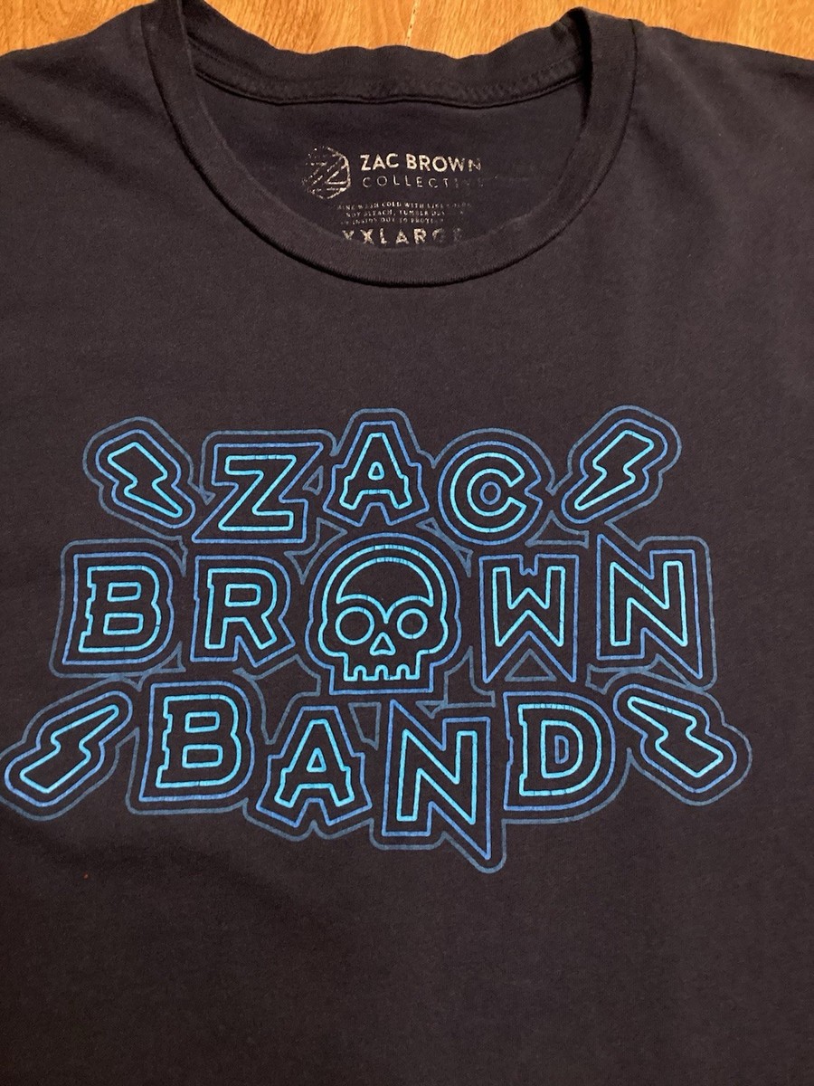 LIVE TOUR 2019 Tシャツ Zac Brown Band 2019 Tour Shirt Size 2XL Down The Rabbit Hole Live